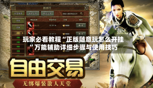 玩家必看教程“正版随意玩怎么开挂”万能辅助详细步骤与使用技巧-第2张图片
