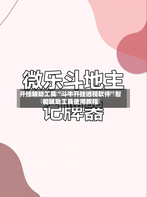 开挂辅助工具“斗牛开挂透视软件	”智能辅助工具使用教程-第1张图片