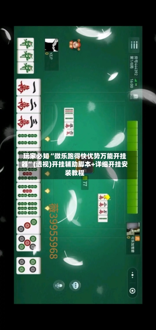 玩家必知“微乐跑得快优势万能开挂器	”(透视)开挂辅助脚本+详细开挂安装教程-第2张图片