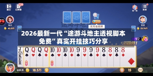 2026最新一代“途游斗地主透视脚本免费”真实开挂技巧分享-第2张图片