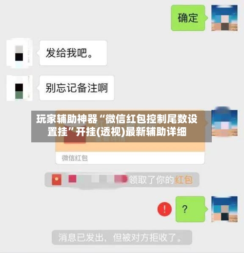 玩家辅助神器“微信红包控制尾数设置挂”开挂(透视)最新辅助详细-第2张图片