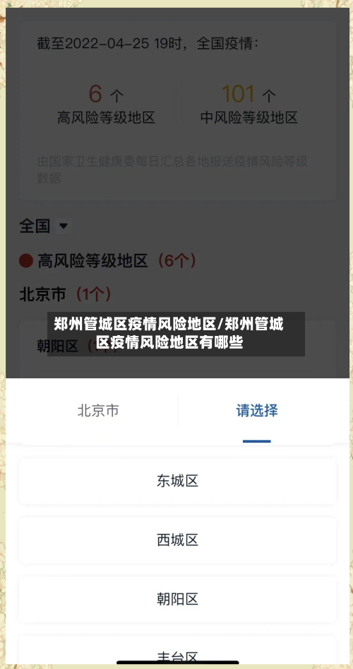 郑州管城区疫情风险地区/郑州管城区疫情风险地区有哪些-第2张图片