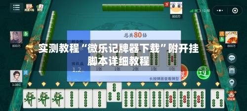 实测教程“微乐记牌器下载”附开挂脚本详细教程-第3张图片