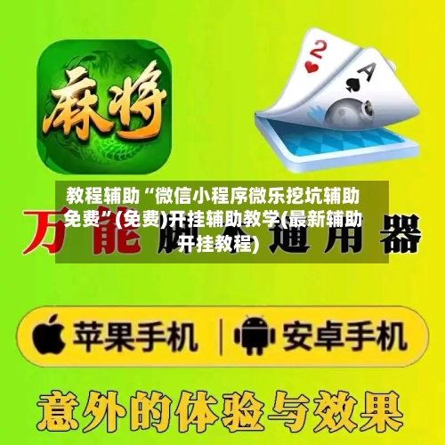 教程辅助“微信小程序微乐挖坑辅助免费	”(免费)开挂辅助教学(最新辅助开挂教程)-第1张图片