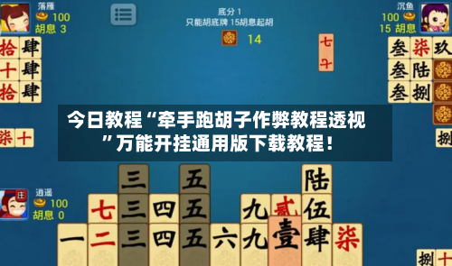 今日教程“牵手跑胡子作弊教程透视	”万能开挂通用版下载教程！-第1张图片
