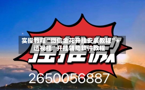 实操教程“微信金花开挂安装教程”+透视挂	”开挂辅助软件教程-第3张图片