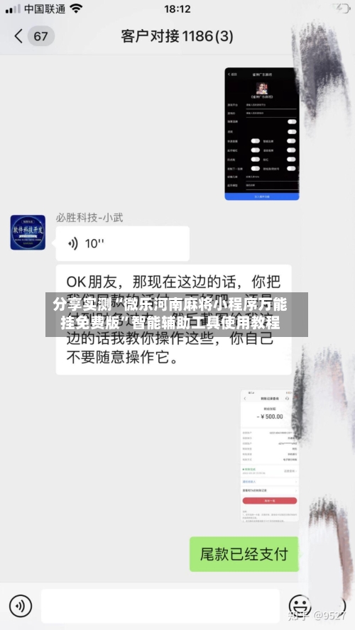 分享实测“微乐河南麻将小程序万能挂免费版”智能辅助工具使用教程-第3张图片