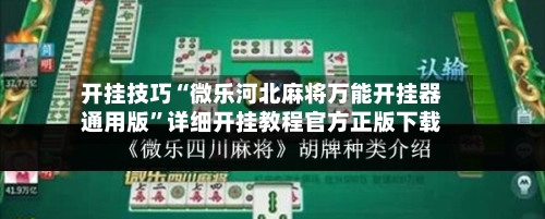 开挂技巧“微乐河北麻将万能开挂器通用版”详细开挂教程官方正版下载-第3张图片