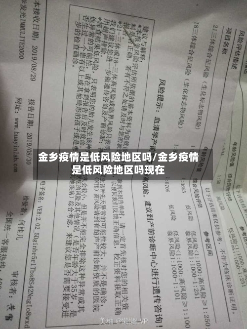 金乡疫情是低风险地区吗/金乡疫情是低风险地区吗现在-第1张图片