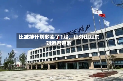 比减持计划多卖了1股	，山外山股东刘运君道歉-第2张图片