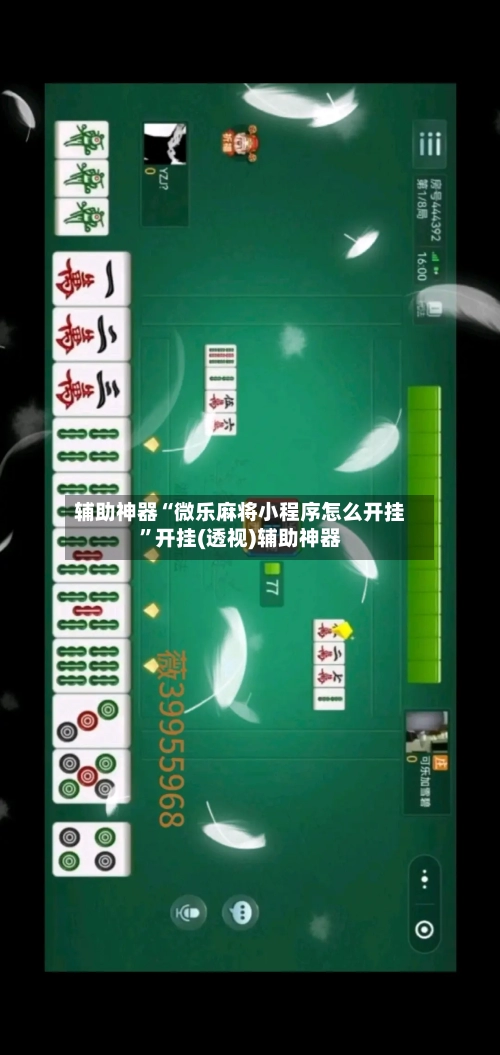 辅助神器“微乐麻将小程序怎么开挂	”开挂(透视)辅助神器-第1张图片