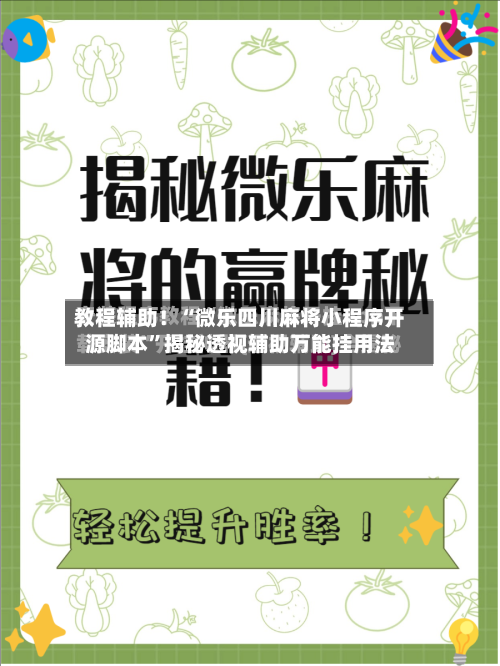 教程辅助！“微乐四川麻将小程序开源脚本”揭秘透视辅助万能挂用法-第3张图片