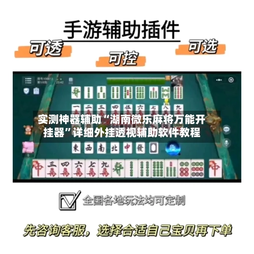 实测神器辅助“湖南微乐麻将万能开挂器”详细外挂透视辅助软件教程-第3张图片