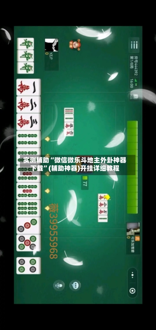 实测辅助“微信微乐斗地主外卦神器下载”(辅助神器)开挂详细教程-第1张图片