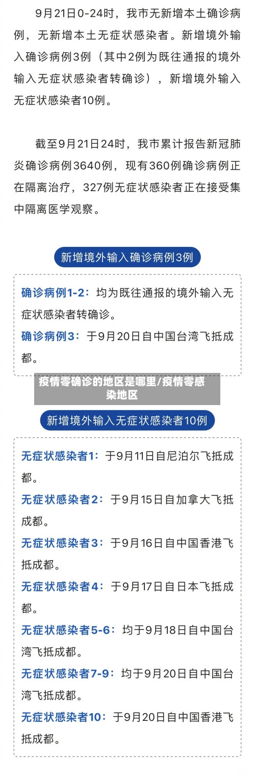 疫情零确诊的地区是哪里/疫情零感染地区-第2张图片