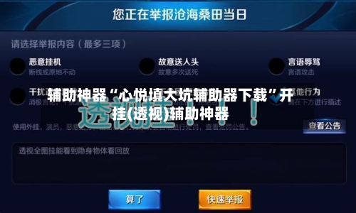 辅助神器“心悦填大坑辅助器下载”开挂(透视)辅助神器-第2张图片