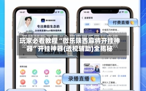 玩家必看教程“微乐陕西麻将开挂神器	”开挂神器{透视辅助}全揭秘-第3张图片