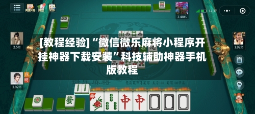 [教程经验]“微信微乐麻将小程序开挂神器下载安装”科技辅助神器手机版教程-第2张图片