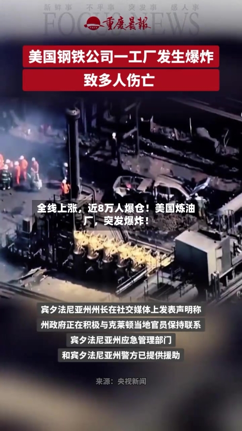 全线上涨	，近8万人爆仓！美国炼油厂，突发爆炸！-第3张图片