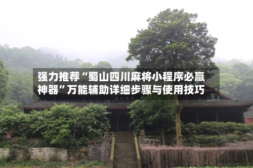 强力推荐“蜀山四川麻将小程序必赢神器”万能辅助详细步骤与使用技巧-第3张图片