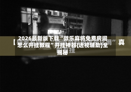 2026最新版下载“微乐麻将免费房间怎么开挂教程”开挂神器{透视辅助}全揭秘-第2张图片