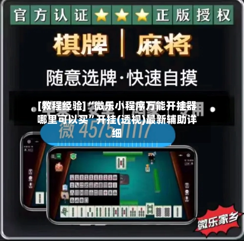 [教程经验]“微乐小程序万能开挂器哪里可以买	”开挂(透视)最新辅助详细-第1张图片