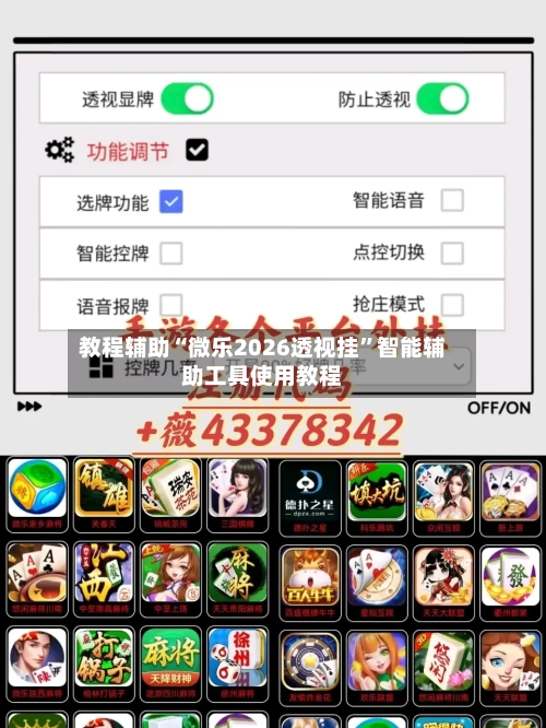 教程辅助“微乐2026透视挂	”智能辅助工具使用教程-第1张图片
