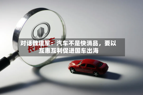 对话魏建军：汽车不是快消品，要以互惠互利促进国车出海-第2张图片
