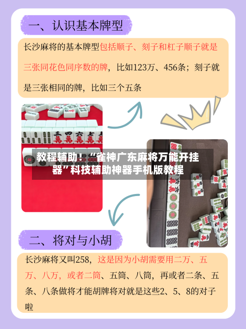 教程辅助！“雀神广东麻将万能开挂器	”科技辅助神器手机版教程-第2张图片