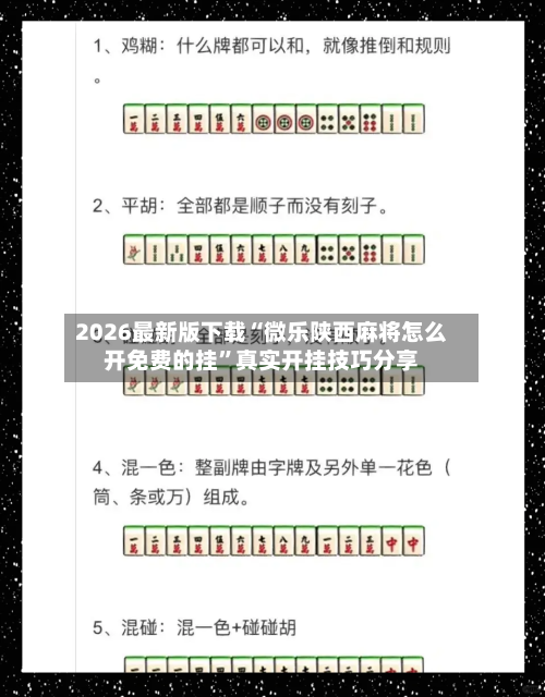 2026最新版下载“微乐陕西麻将怎么开免费的挂	”真实开挂技巧分享-第1张图片