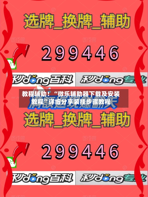 教程辅助！“微乐辅助器下载及安装教程”详细分享装挂步骤教程-第2张图片