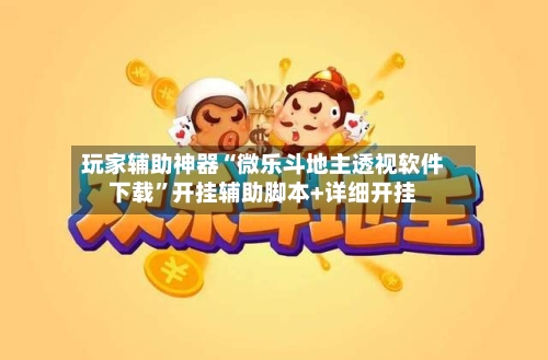 玩家辅助神器“微乐斗地主透视软件下载	”开挂辅助脚本+详细开挂-第2张图片