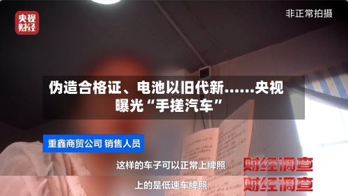伪造合格证、电池以旧代新……央视曝光“手搓汽车	”-第2张图片