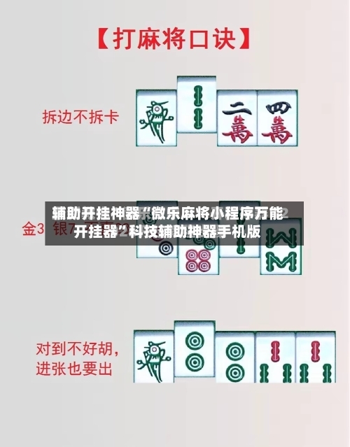 辅助开挂神器“微乐麻将小程序万能开挂器”科技辅助神器手机版-第3张图片