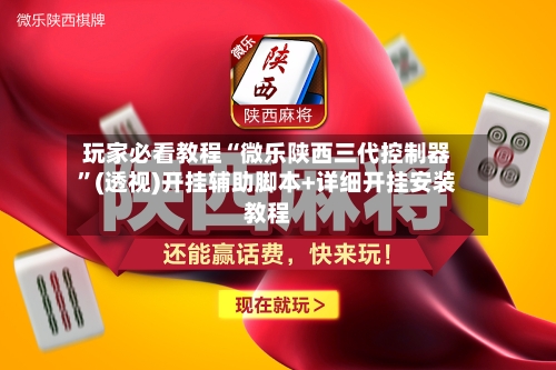 玩家必看教程“微乐陕西三代控制器”(透视)开挂辅助脚本+详细开挂安装教程-第3张图片