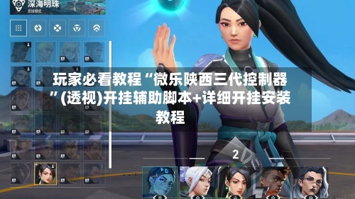 玩家必看教程“微乐陕西三代控制器	”(透视)开挂辅助脚本+详细开挂安装教程-第2张图片