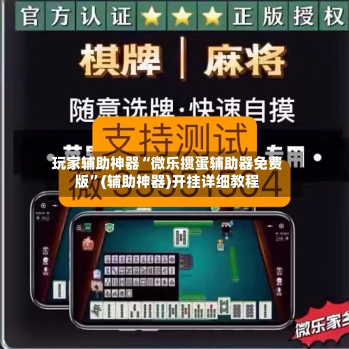 玩家辅助神器“微乐掼蛋辅助器免费版	”(辅助神器)开挂详细教程-第3张图片