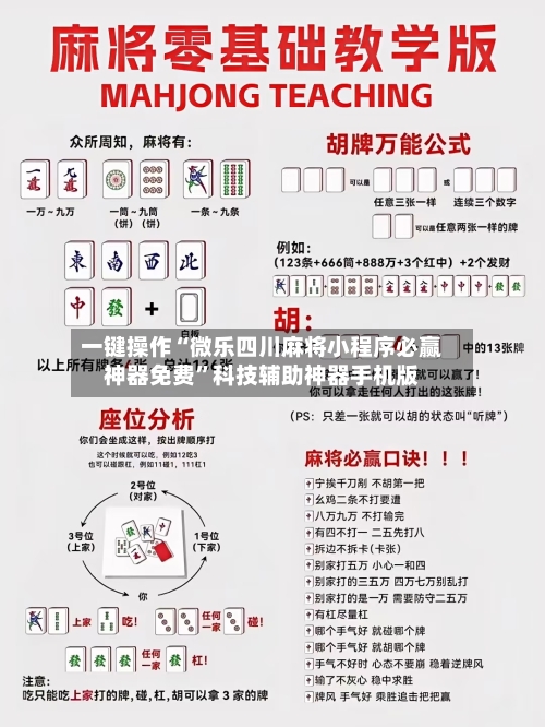 一键操作“微乐四川麻将小程序必赢神器免费”科技辅助神器手机版-第2张图片