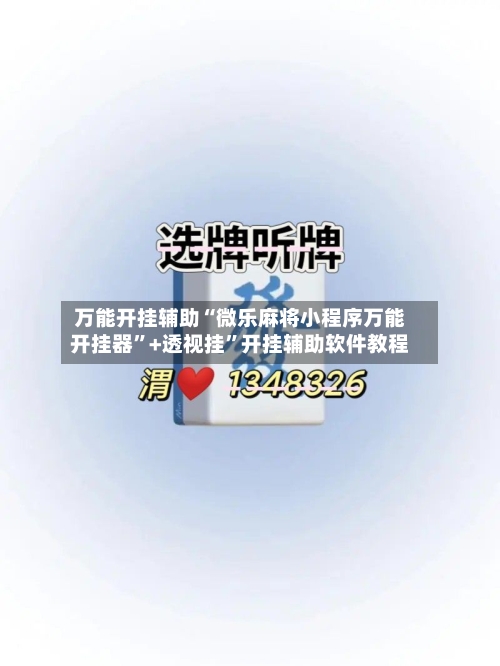 万能开挂辅助“微乐麻将小程序万能开挂器”+透视挂	”开挂辅助软件教程-第1张图片