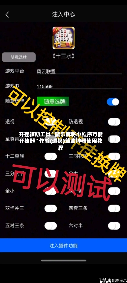 开挂辅助工具“微乐麻将小程序万能开挂器”作弊(透视)辅助神器使用教程-第2张图片
