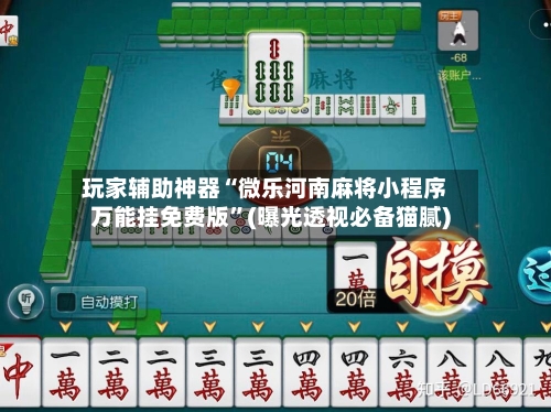 玩家辅助神器“微乐河南麻将小程序万能挂免费版	”(曝光透视必备猫腻)-第1张图片