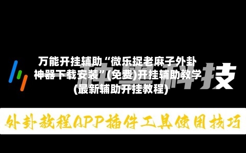 万能开挂辅助“微乐捉老麻子外卦神器下载安装”(免费)开挂辅助教学(最新辅助开挂教程)-第3张图片