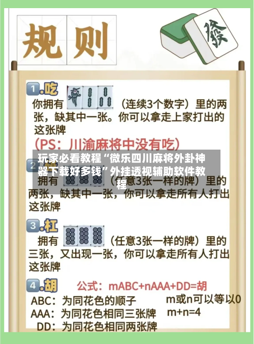 玩家必看教程“微乐四川麻将外卦神器下载好多钱	”外挂透视辅助软件教程-第1张图片