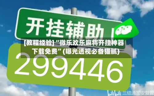 [教程经验]“微乐欢乐麻将开挂神器下载免费”(曝光透视必备猫腻)-第2张图片