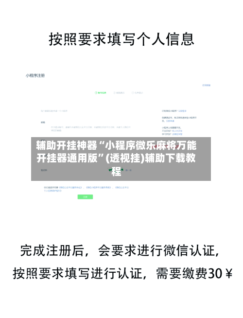辅助开挂神器“小程序微乐麻将万能开挂器通用版	”(透视挂)辅助下载教程-第1张图片
