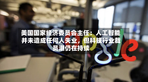 美国国家经济委员会主任：人工智能并未造成任何人失业	，但科技行业裁员潮仍在持续-第2张图片
