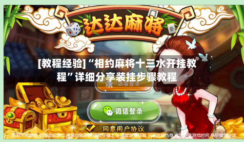 [教程经验]“相约麻将十三水开挂教程”详细分享装挂步骤教程-第2张图片