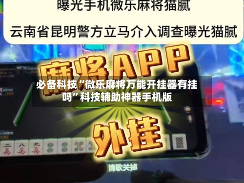 必备科技“微乐麻将万能开挂器有挂吗”科技辅助神器手机版-第1张图片