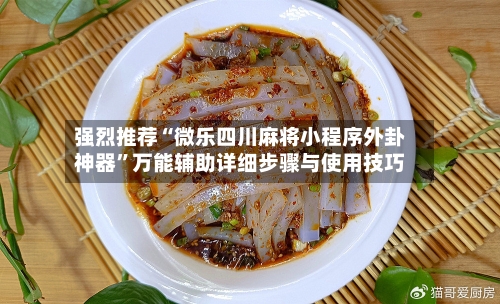 强烈推荐“微乐四川麻将小程序外卦神器”万能辅助详细步骤与使用技巧-第1张图片
