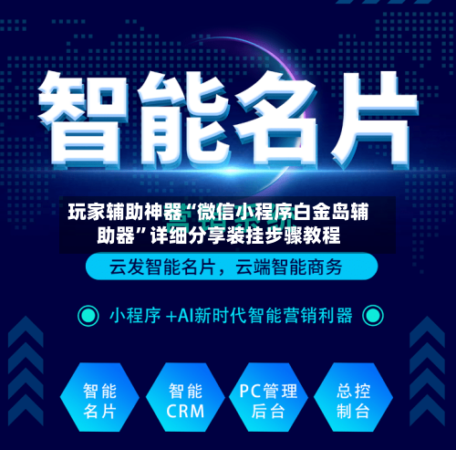 玩家辅助神器“微信小程序白金岛辅助器	”详细分享装挂步骤教程-第2张图片